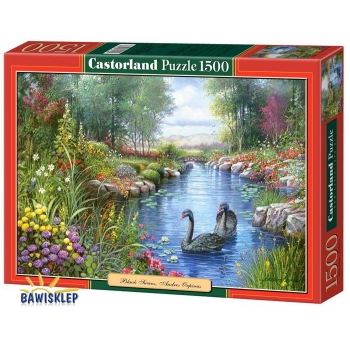 Puzzle 1500 el. Copy of: Black Swans Castorland