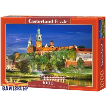 Puzzle 1000 el Wawel Castle by Night Poland castor