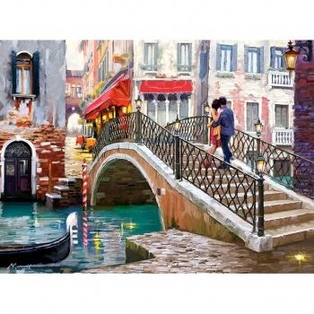 Puzzle 2000 el. Venice Bridge Castorland