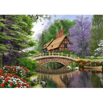 Puzzle 1000 el. River Cottage Castorland