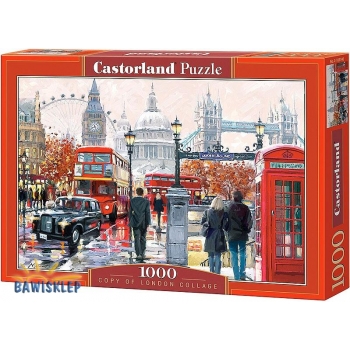 Puzzle 1000 el. London Collage Castorland