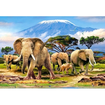 Puzzle 1000 el. Kilimanjaro Morning Castorland