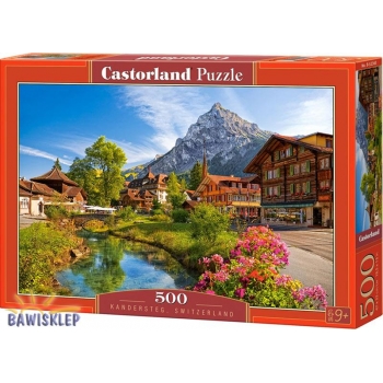 Puzzle 500 el. Kandersteg, Switzerland  Castorland