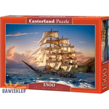 Puzzle 1500 el. Sailing at Sunset  Castorland