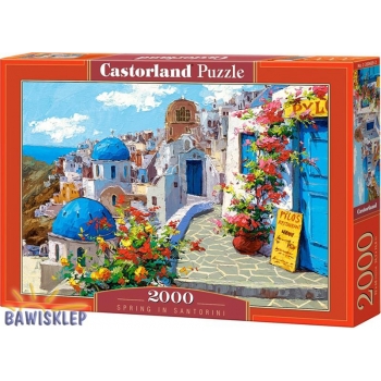 Puzzle 2000 el. Spring in Santorini  Castorland