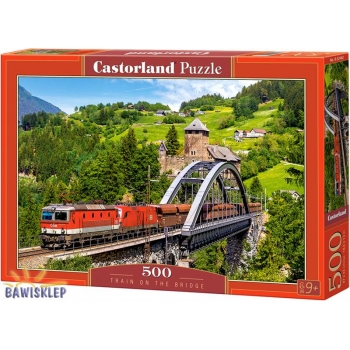 Puzzle 500 el. Train on the Bridge  Castorland