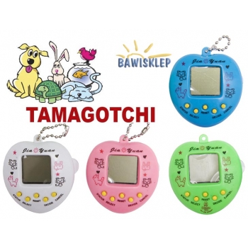 Tamagotchi - breloczek - gra elektroniczna 4 kol. 