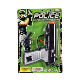 Pistolet i gwizdek - zestaw policyjny dla dzieci
