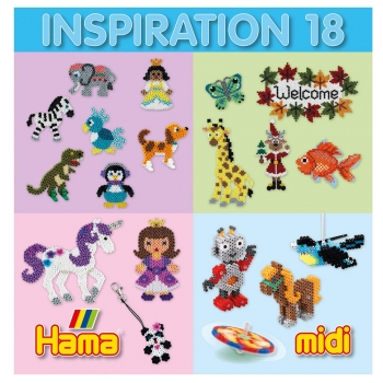 Książeczka - inspiracje 18 koraliki HAMA  Midi